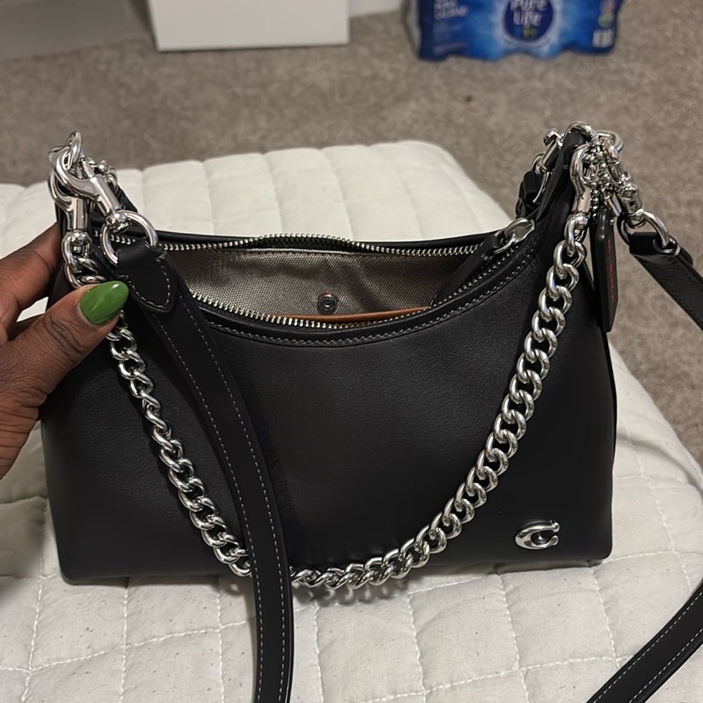 Leather Coach Juliet Bag